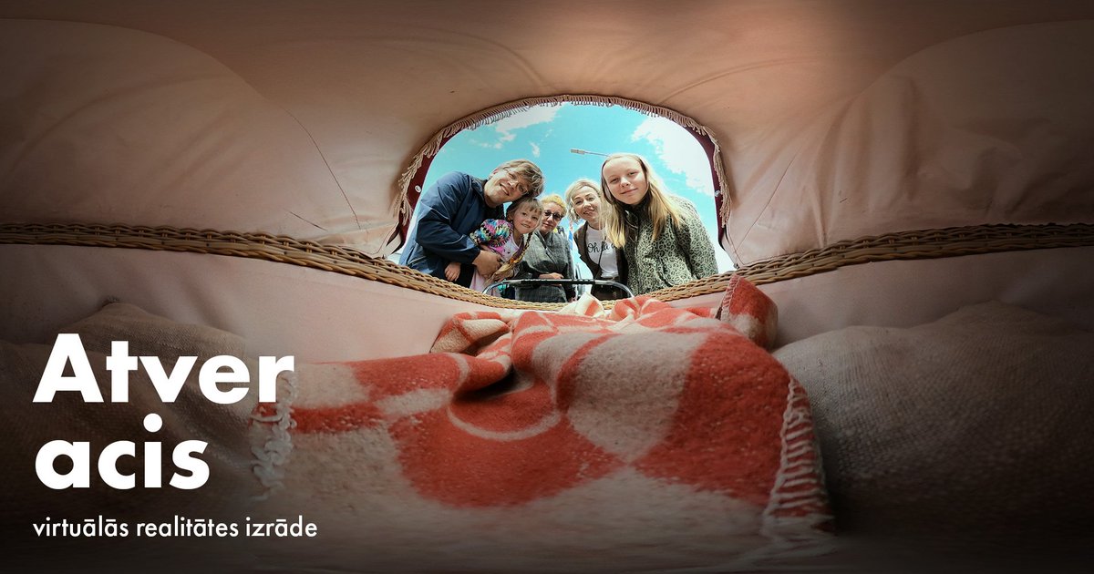 Virtuālās realitātes izrāde #AtverAcis.

Ģimenu rīts 28. augustā.
teatris.lv/izrade/atver-a…