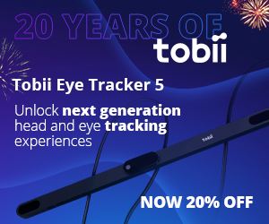 DerGoox's tweet photo. 20 Jahre Tobii! Herzlichen Glückwunsch @tobiigaming! 
Ich feiere mit euch! 20% Rabatt auf den Eyetracker sind der Hammer. Hier erfahrt ihr mehr: https://t.co/jUEHjjmbnl

#Tobii20years #gratulation #eyetracker #headtracker https://t.co/6ey6pFhGs4