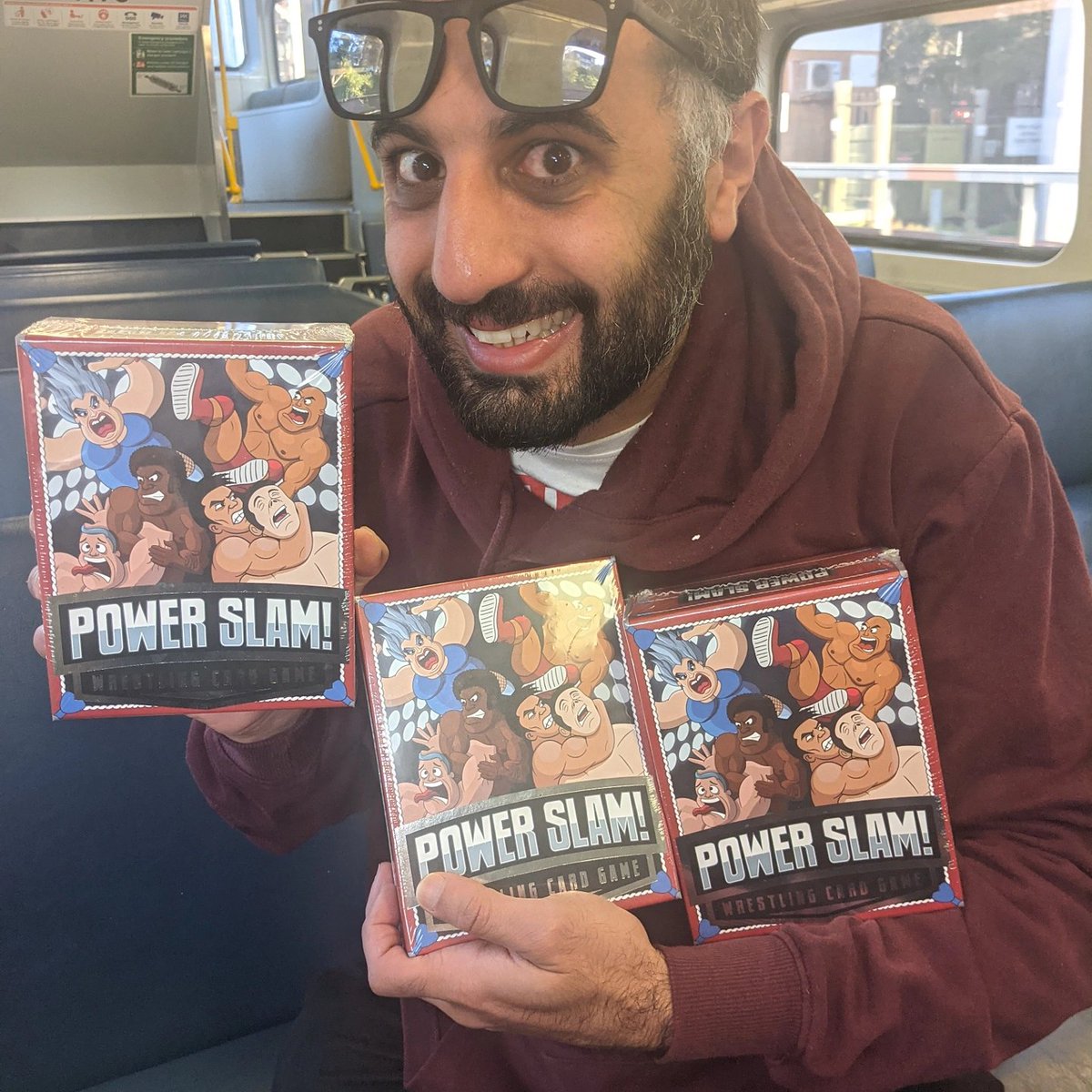 The game I made <a href="/PowerslamGame/">Powerslam! Wrestling Game</a> IS OUT NOW!!! 
Order yours at powerslamgame.com
"loved this game" -nerd shelf
"you're gonna have a great time" -Comicbook.com
#powerslam #wrestle #wrestling #wwe #aew #njpw #roh #Fun #boardgames #cardgames #tabletopgames #art #gaming #newgames