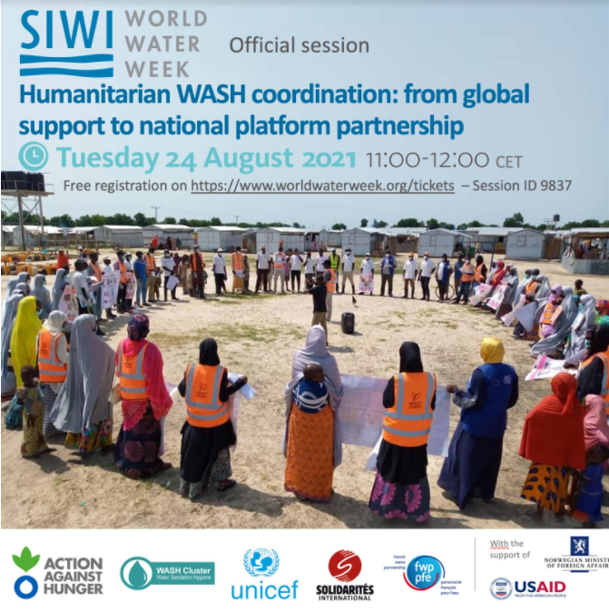 PFE_FWP's tweet photo. Join us on Tuesday 24th of August at 11AM CET @siwi_www to learn more about humanitarian WASH Coordination, localisation and surge mechanisms!
Join here : https://t.co/qugBfKHJKz
#WASH #Surge #WASHcluster #WorldWaterWeek https://t.co/BuFhMUMNs8