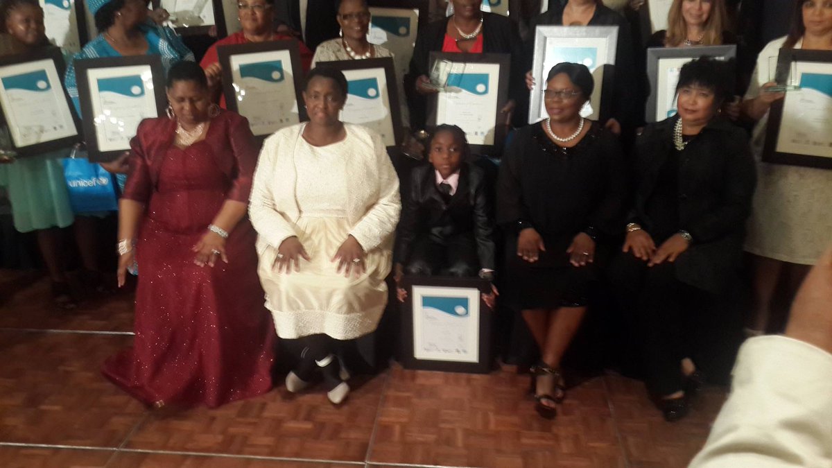 staceyfru's tweet photo. Today I celebrate former Minister of @The_DSD , Honourable Ms. @bathabiledlami and the deputy Ms. @HendriettaZulu. See us in picture taken in 2016 when my book won the @nda_rsa (NDA) 2016 Award as ‘Best ECD Publication for 2015: Special Mention Category. #ThrowbackThursday https://t.co/lHdgWWvOzs