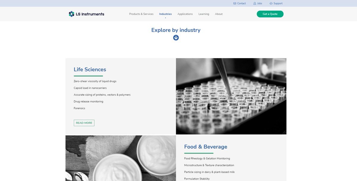 You can now easily browse our Industries page (bit.ly/3swQHe0) for key applications of our technologies and access relevant references. Want to see other topics? Tell us in the comments! 😁
#advancedmaterials #personalcare #foodandbeverage #lifesciences