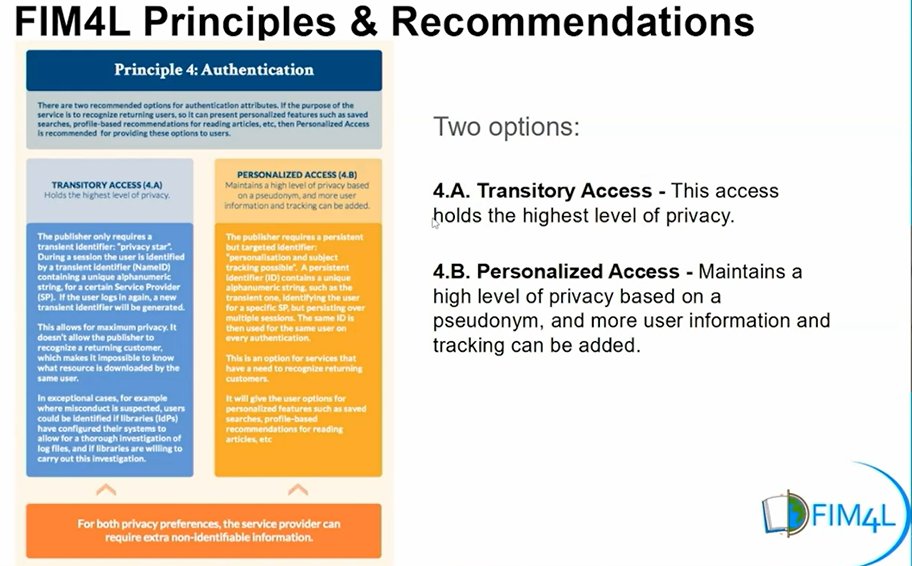 Above many interesting thoughts, importance of a crucial choice between providing transitory access and more personalized access
#FIM4L #wlic2021 #privacy