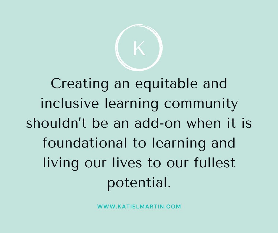 10 Strategies To Get to Know Your Students and Create an Inclusive Learner-Centered Culture katielmartin.com/2021/02/05/10-… 

#evolvingeducation