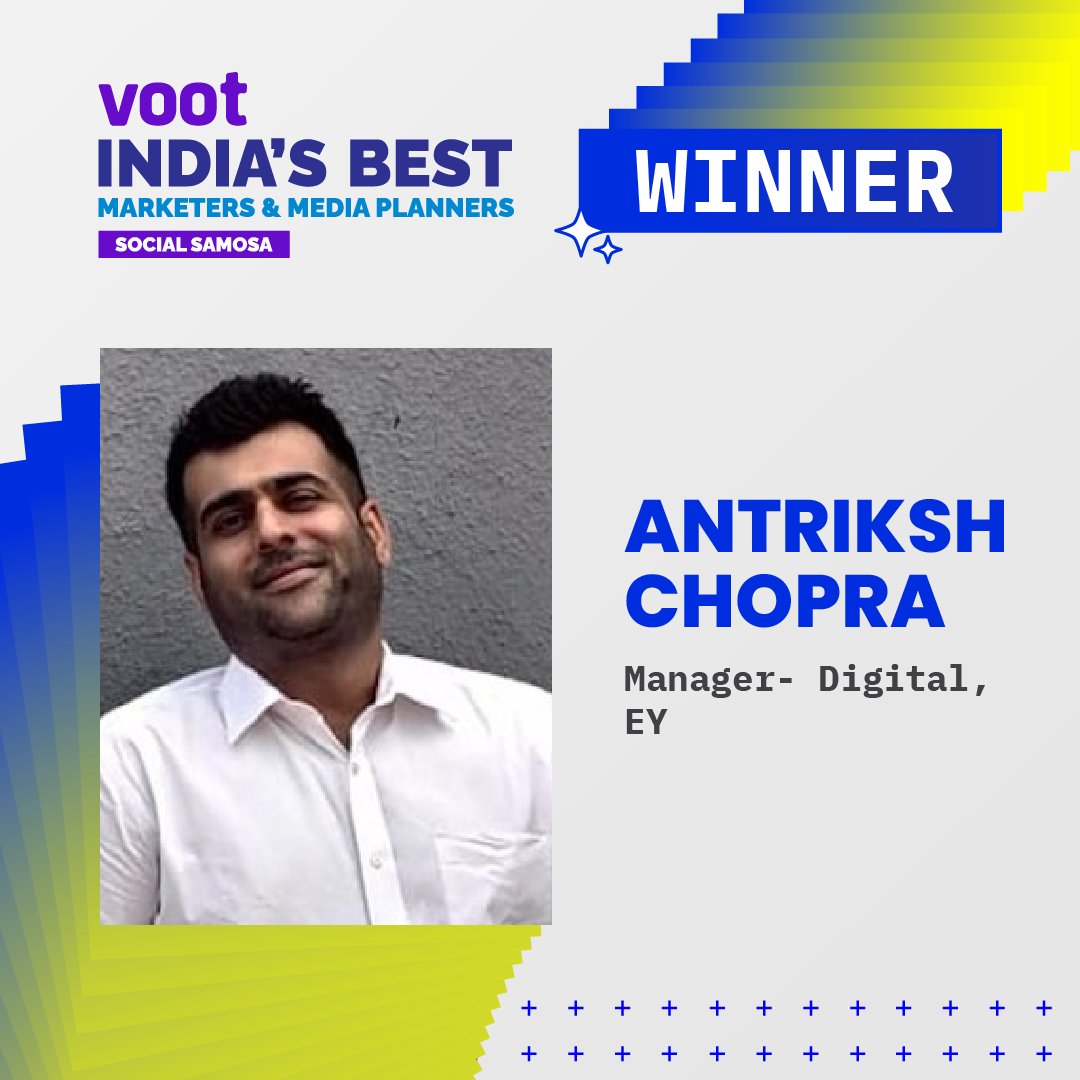 Social_Samosa's tweet photo. @bhawna_20 , Digital Marketing Lead, @realmeIndia
@antriksh06, Manager- Digital, @EYnews
@ChiggyChan , AVP Planning &amp; Strategy, @merklesokrati
Ambika Mehrotra, Director, @zenith https://t.co/LYyKlhhSFY