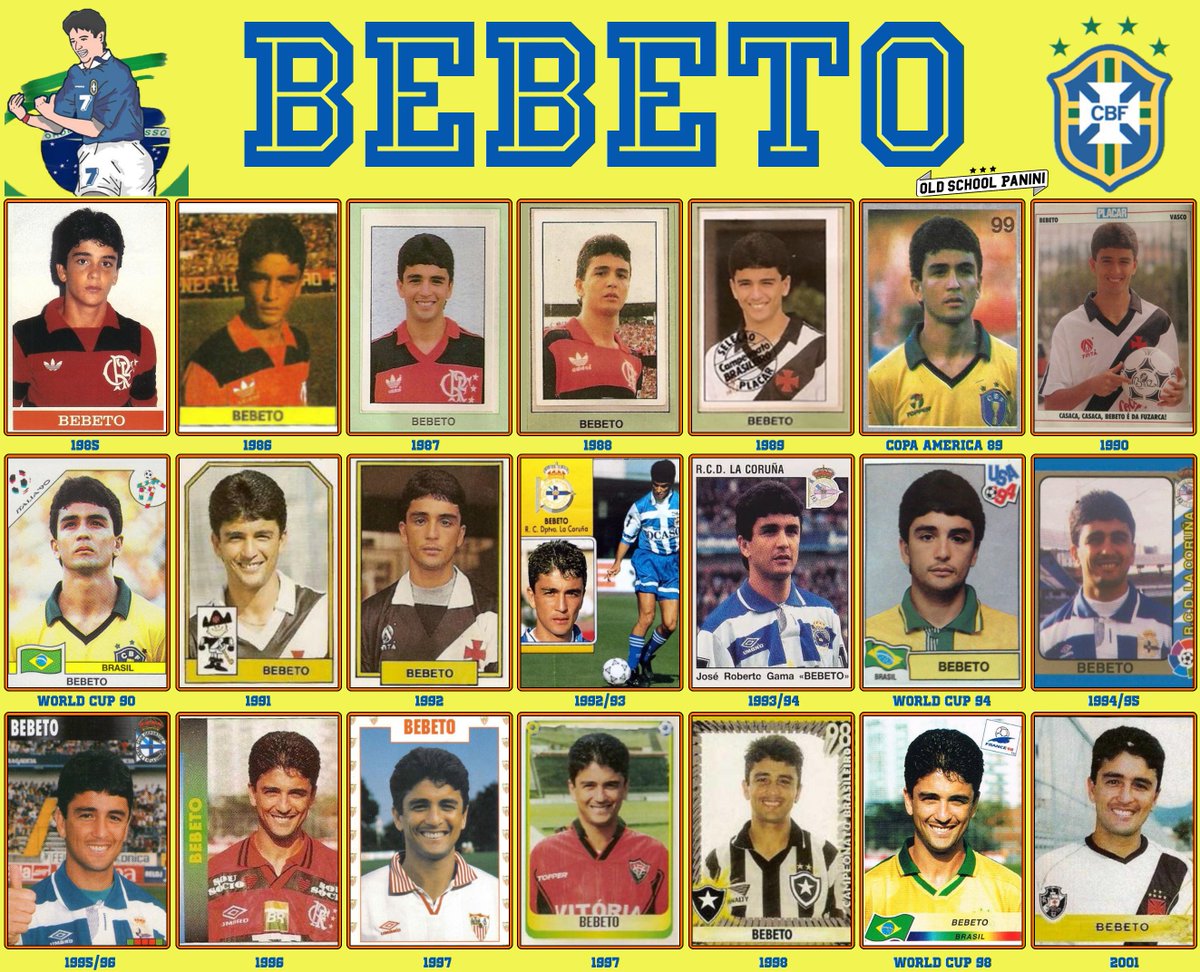 Old School Panini Bebeto