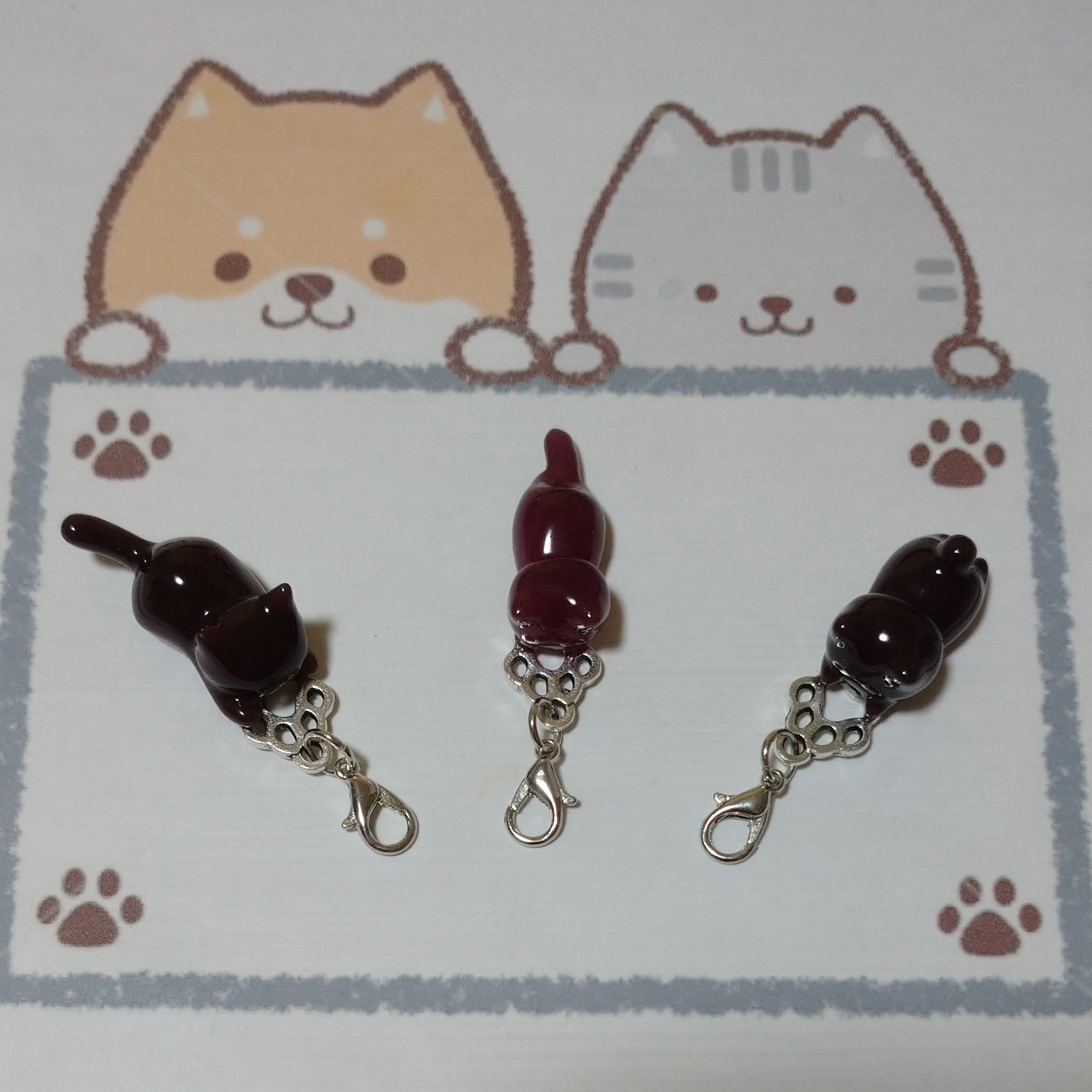 レジン道 猫ちゃん おまとめ R-980】レジン道 猫 フラワー柄 6匹セット - メルカリ