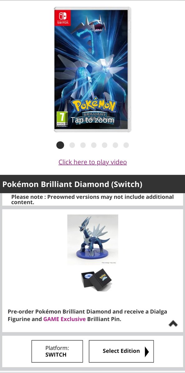 Nintendo Uk Twitterren Pokemon Brilliant Diamond And Pokemon Shining Pearl Come To Nintendo Switch On 19th November Pre Order Now On My Nintendo Store And Receive A Free Figurine And Pin Already Pre Ordered