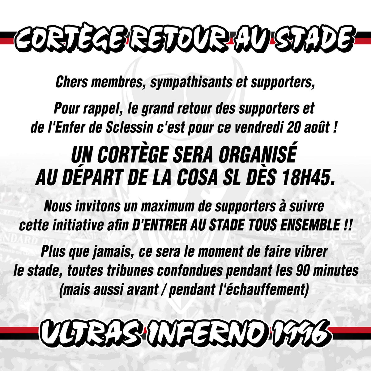 ultrasinferno96's tweet photo. 🔁‼️PARTAGEZ UN MAXIMUM‼️🔁 https://t.co/07twpfaUeW