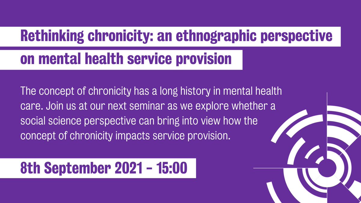 kcsamh's tweet photo. Have you registered for our next seminar? Join @DBemme and Dr Milena Bister of @HumboldtUni
to explore #chronicity and #mentalhealth. 

Register your FREE place now: https://t.co/5EMZEvx0VN 

#SocietyAndMentalHealth #ChronicIllness https://t.co/IvsvwcgVKy