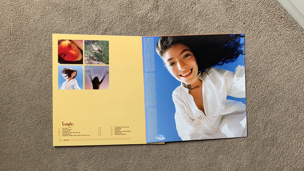 LordeDaily's tweet photo. Solar Power vinyl https://t.co/MUegbef61t