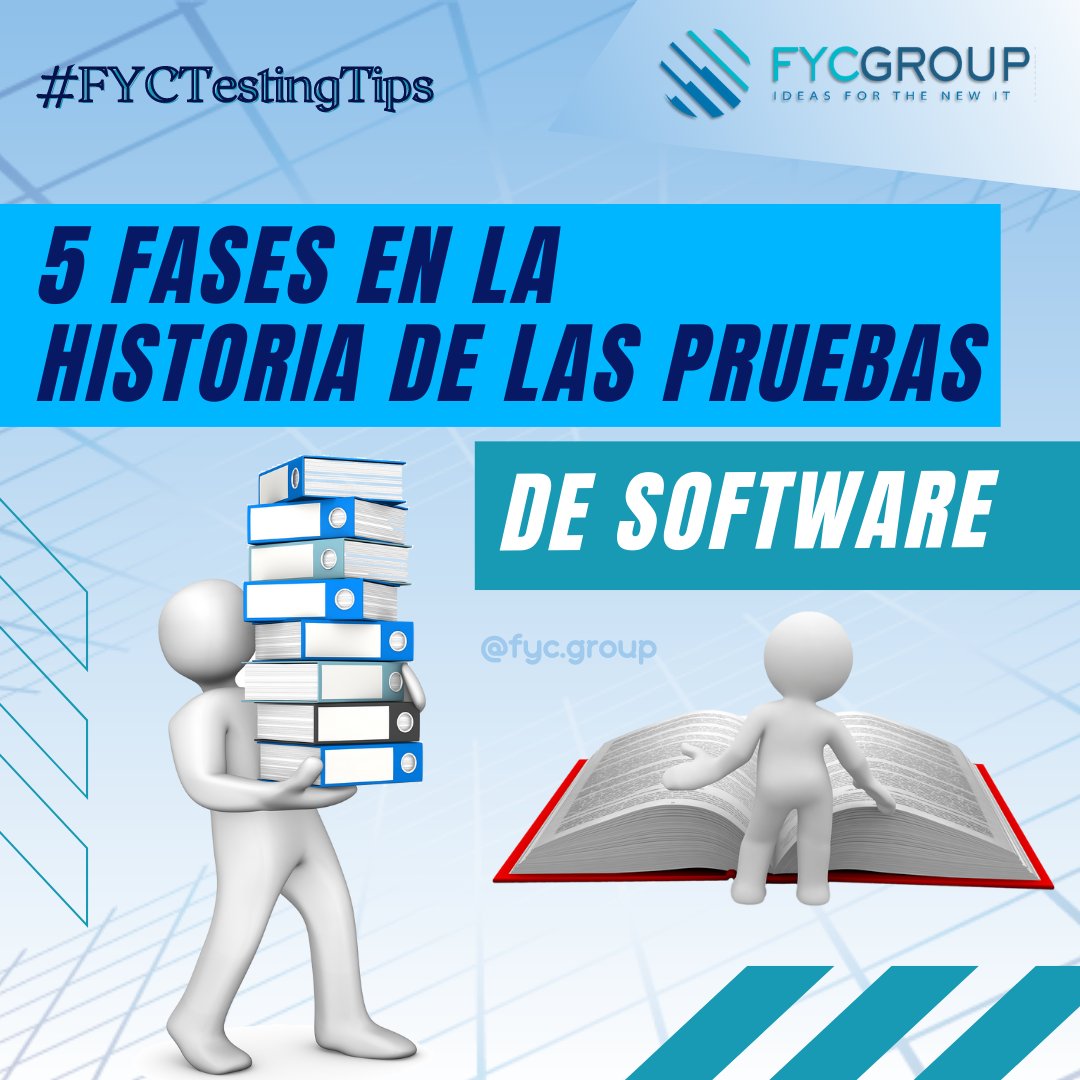 fycgroup's tweet image. 🐞Y hoy en #FYCTestingTips 🐞
📝5 fases en la historia de las #pruebasdesoftware
Míralo aquí: bit.ly/3D0z0br

#CalidaddeSoftware #ISTQB #Testing #DesarrollodeSoftware #DesarrollodeSistemas #SoftwareTesting #HistoriaTecnologica #ServiciosTI #STLC #SDLC #Probadores #Tester