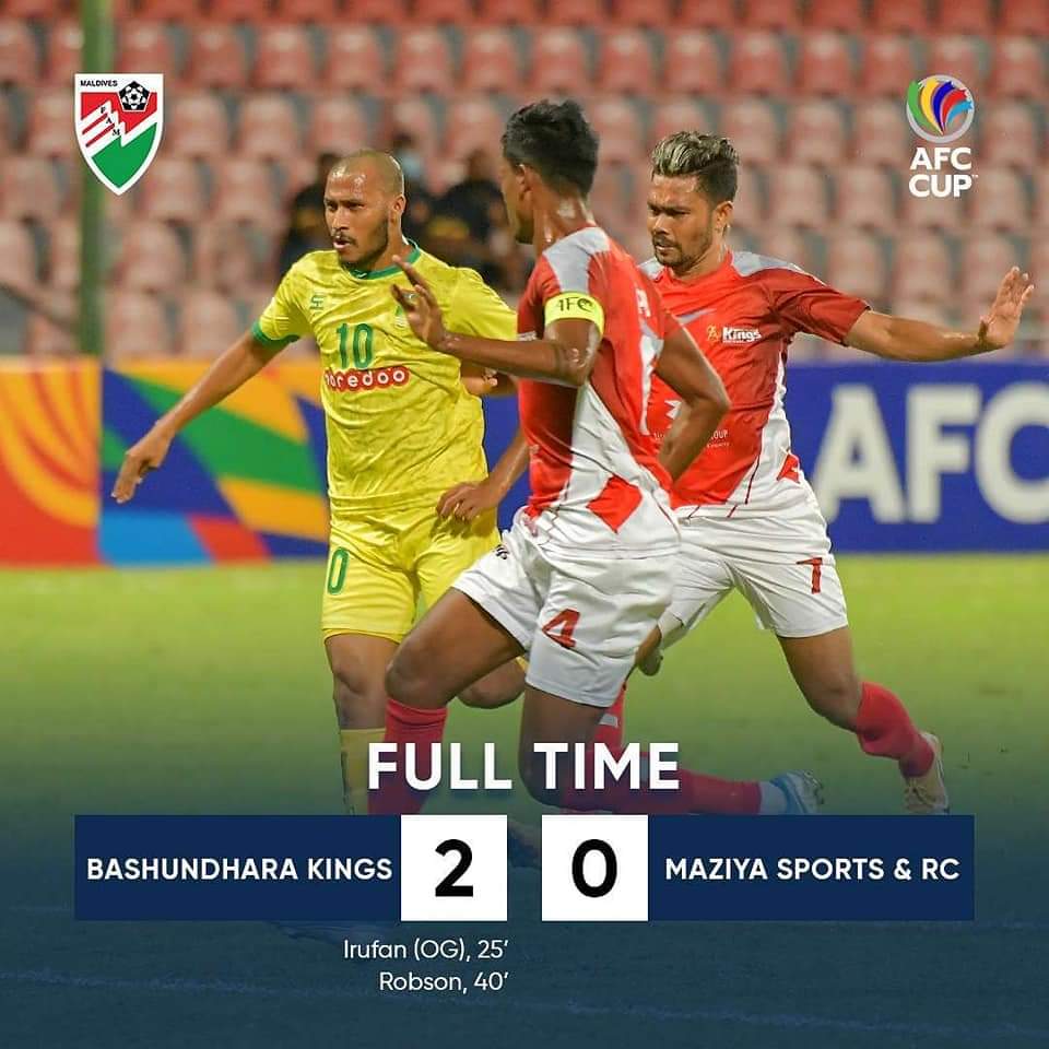 04topu's tweet photo. What a magnificent start of our AFC cup journey! 

Winning the first match of the tournament always brings positivity among the lads! Hope to win the rest of the matchs 🤟

#MissionAfc #AFCCUP2021 #topu #TB4 #maldives #BashundharaKings #Football https://t.co/bs6yoW2JP4