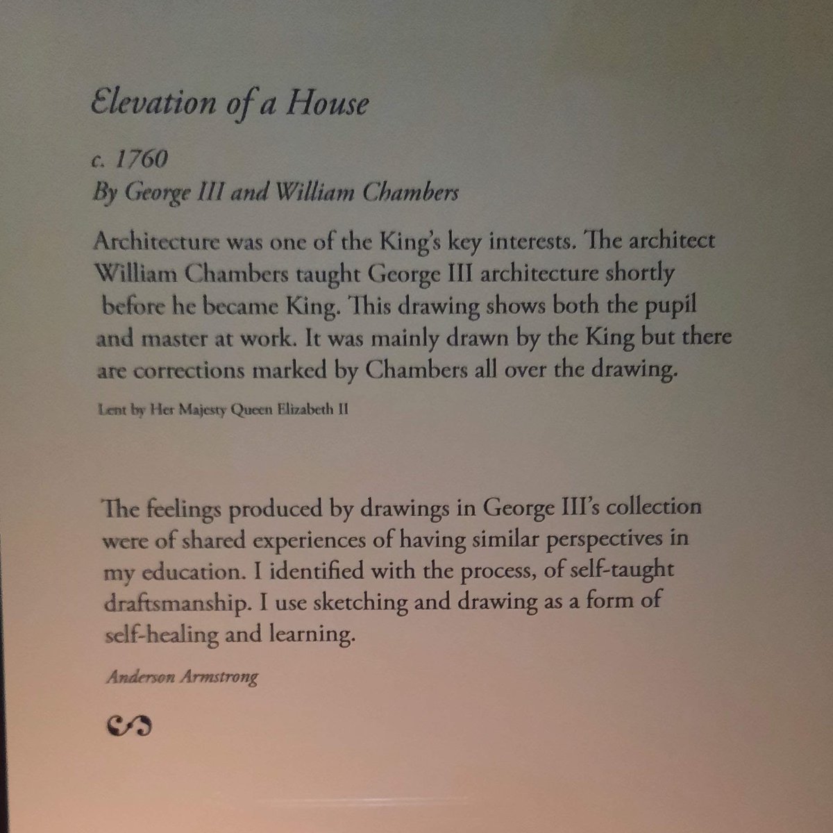 Artist Anderson was more fascinated by George’s drawings. Anderson is a talented artist & uses “drawing as a form of self-healing and learning.” Anderson could be found sketching after our sessions. He particularly enjoyed our visit to Windsor Castle to see the many artworks.