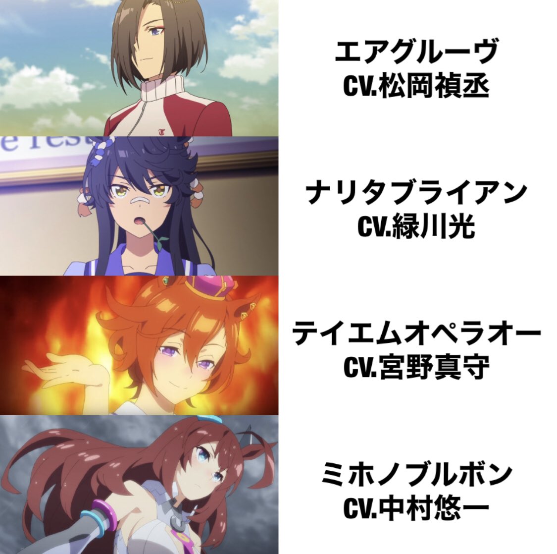 ウマ娘を男性声優バージョンで聞いてみたい 個人的演じてほしい声優さんたち一覧 話題の画像プラス ウマ娘を男性声優バージョンで聞いてみたい 個人的演じてほしい声優さんたち一覧 話題の画像プラス