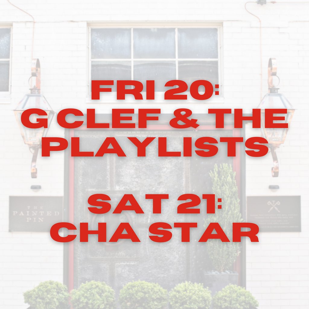 ThePaintedPin's tweet image. Here's who is playing this weekend! Live music starts at 8:30! 👏 #comeplay