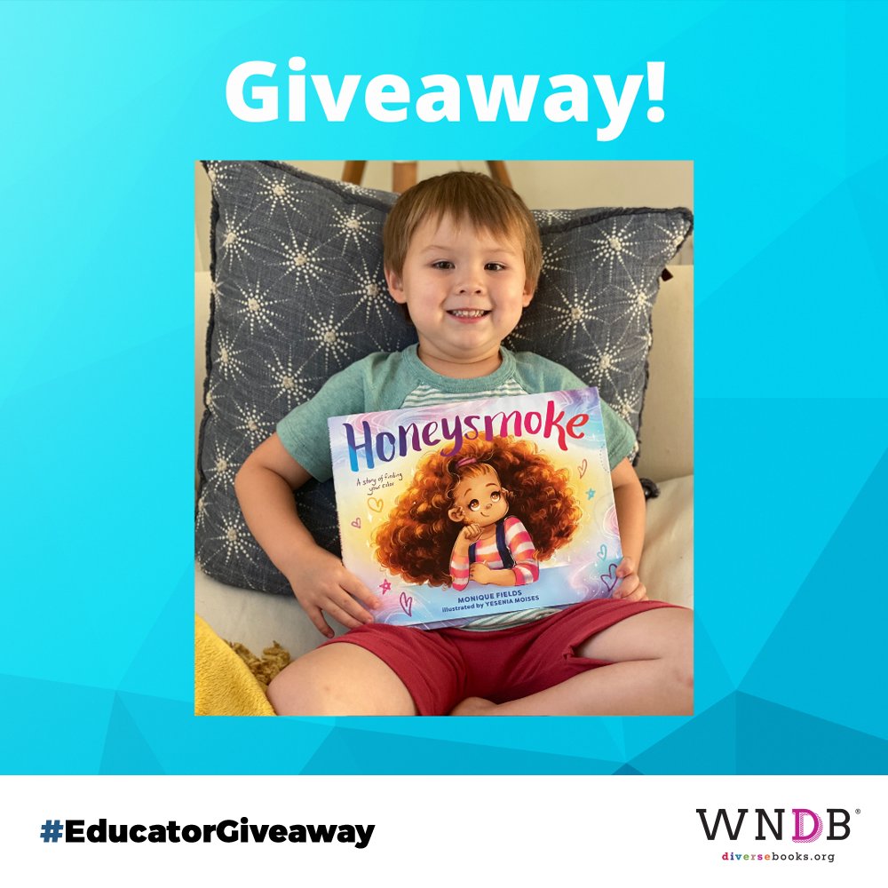 We Need Diverse Books (@diversebooks) on Twitter photo GIVEAWAY ALERT: Calling all educators! WNDB is excited to give away 30 copies of HONEYSMOKE by @honeysmokeblog (<a href="/MacmillanUSA/">Macmillan Publishers</a>); illustrated by <a href="/yeseniadraws/">đź’š Yesenia đź’š is somewhere out there</a>.
Enter to win five copies for your classroom or library — details and entry form: forms.gle/T1mzjZnosr7PMc… GIVEAWAY ALERT: Calling all educators! WNDB is excited to give away 30 copies of HONEYSMOKE by @honeysmokeblog (<a href="/MacmillanUSA/">Macmillan Publishers</a>); illustrated by <a href="/yeseniadraws/">💚 Yesenia 💚 is somewhere out there</a>.
Enter to win five copies for your classroom or library — details and entry form: forms.gle/T1mzjZnosr7PMc…
