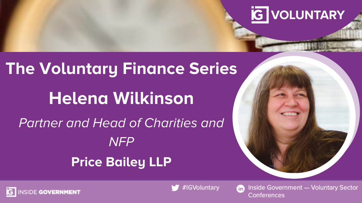 Our new Voluntary Finance Series, led by <a href="/Price_Bailey/">Price Bailey</a>'s Head of Charities, Helena Wilkinson is starting in a few weeks on 13/09/21. If you'd like to learn how to integrate resilient income strategies into your #Charity you can register here: hubs.la/H0VCBqF0
#IGVolFinance