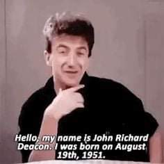 Happy 70th Birthday John Deacon 