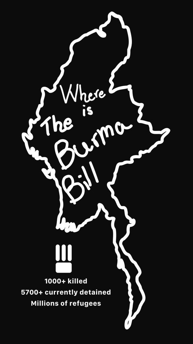 don_msi's tweet photo. NO more reasons to DELAY!

While we wait for Burma Bill since May, the Military Regime in #Myanmar continues to deliberately murder the civilians. Uncontrolled outbreak of Covid-19 in #Myanmar is increasing the daily nationwide death toll.
#Aug19Coup
#WhereIsTheBurmaBill https://t.co/B9p2LlVlhb