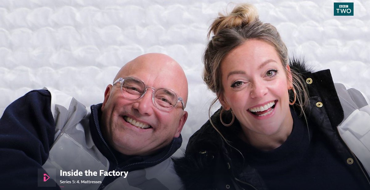 bedpostsurbiton's tweet photo. Did you catch Inside the factory last night on BBC2?
Great insight on how mattresses are made in the Harrison Spinks factory. 
Come in and see us to see the mattresses for yourself.
https://t.co/DGJcLjkIjs https://t.co/wZl2RY4Wlc