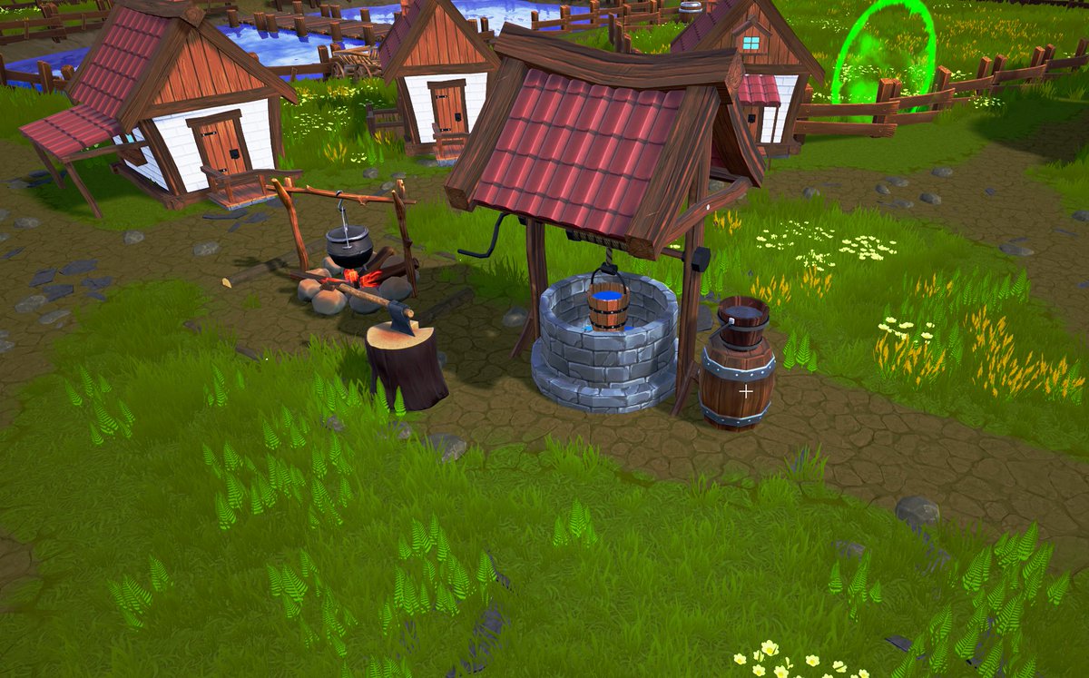 KhaninVladimir's tweet image. We full redesigned fantasy village in #HungryDino
#UnrealEngine #screenshotsaturday #pacman #steamgames #gamedev #IndieGameDev
store.steampowered.com/app/1584190/Hu…