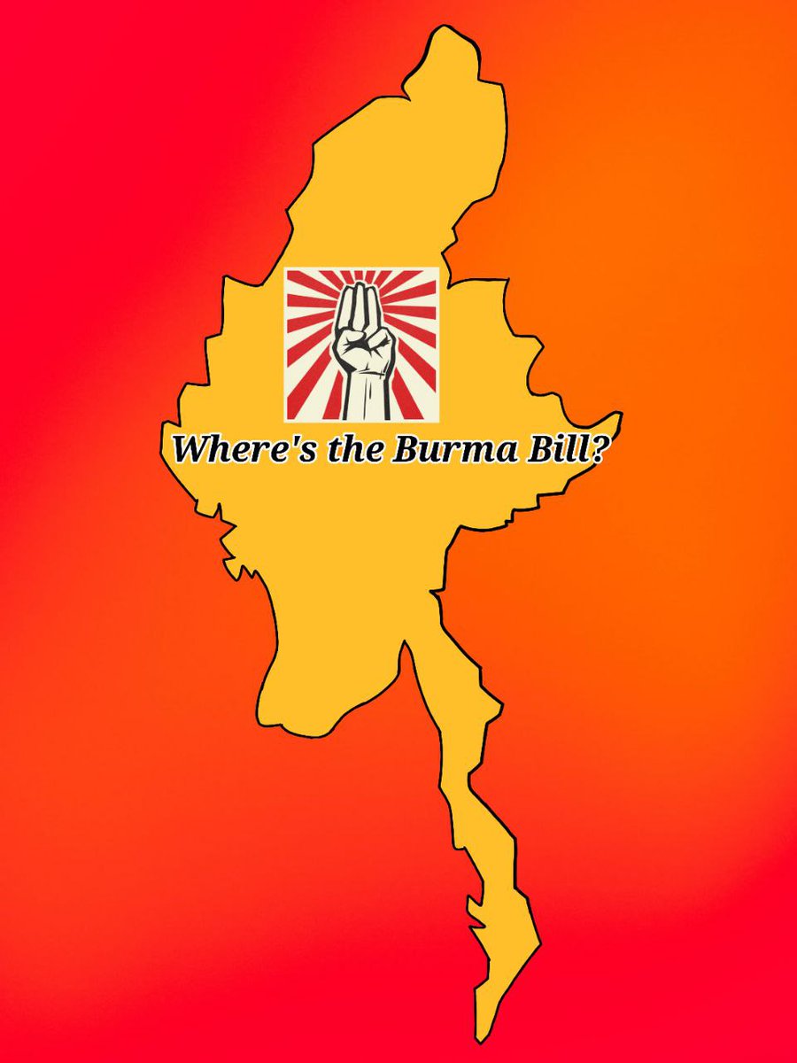 don_msi's tweet photo. People in #Myanmar are demanding that the Burma Bill Campaign demonstrate the current situation in #Myanmar. We are also eager to recognize @NUGMyanmar. 
@BenCardinforMD &amp; @RepGregoryMeeks
#Aug19Coup
#WhereIsTheBurmaBill 
#WhatsHappeningInMyanmar https://t.co/BZyeqdhXZm