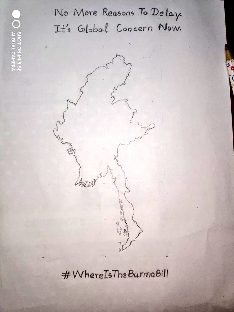 don_msi's tweet photo. People in #Myanmar are demanding that the Burma Bill Campaign demonstrate the current situation in #Myanmar. We are also eager to recognize @NUGMyanmar. 
@BenCardinforMD &amp; @RepGregoryMeeks
#Aug19Coup
#WhereIsTheBurmaBill 
#WhatsHappeningInMyanmar https://t.co/BZyeqdhXZm