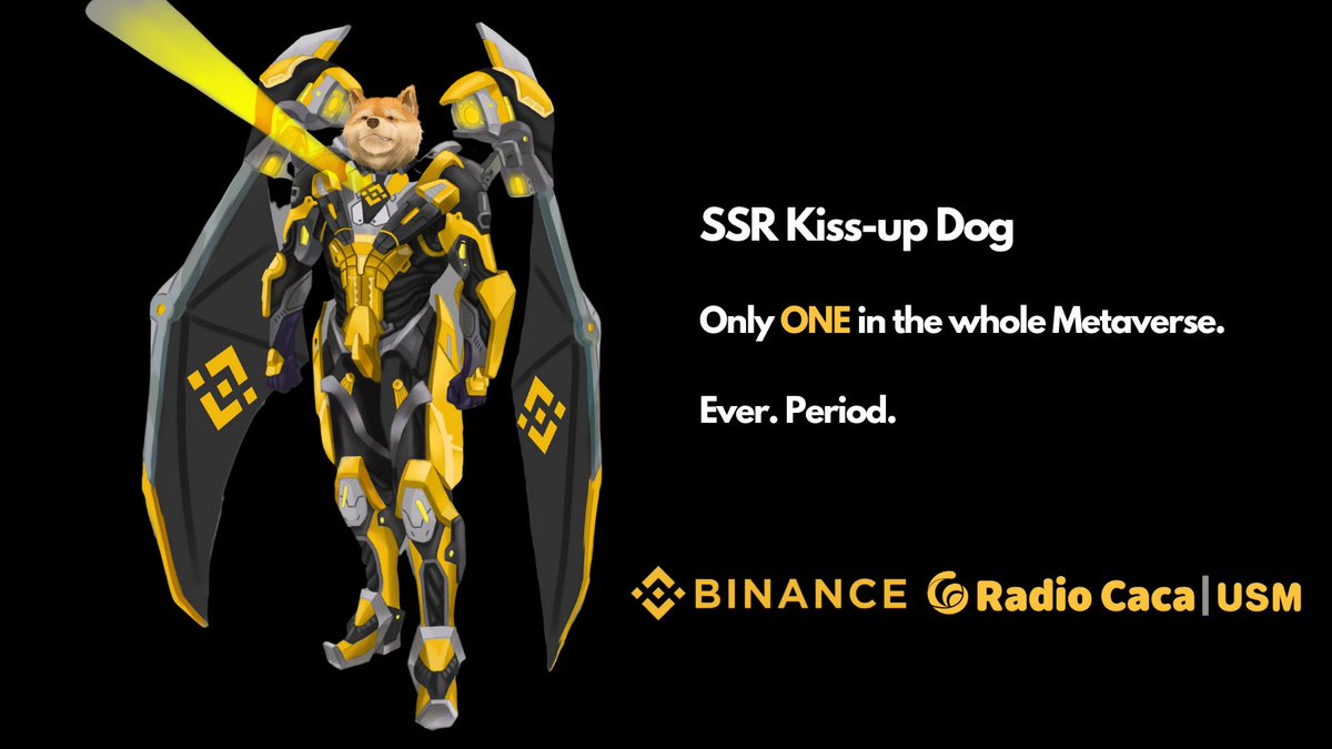 Here is SSR Kiss-up Dog - in all its glory. Full-sized. " <a href="/cz_binance/">CZ 🔶 BNB</a> @TheBinanceNFT <a href="/binance/">Binance</a>