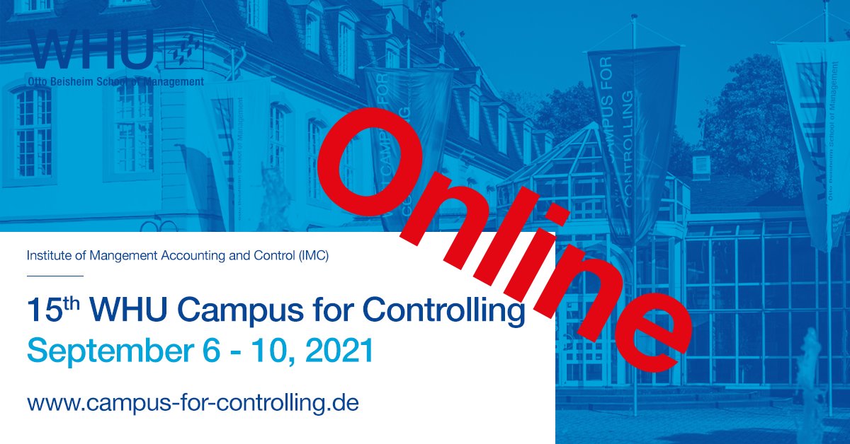 Der WHU Campus for Controlling findet vom 6.-10.09 online statt und fördert den Dialog zwischen Controllingpraxis und -forschung. Die Keynote-Speaker teilen ihr Wissen in zahlreichen Vorträgen. Mehr Infos zur Partnerveranstaltung des #icv:
campus-for-controlling.de/de/
#controlling