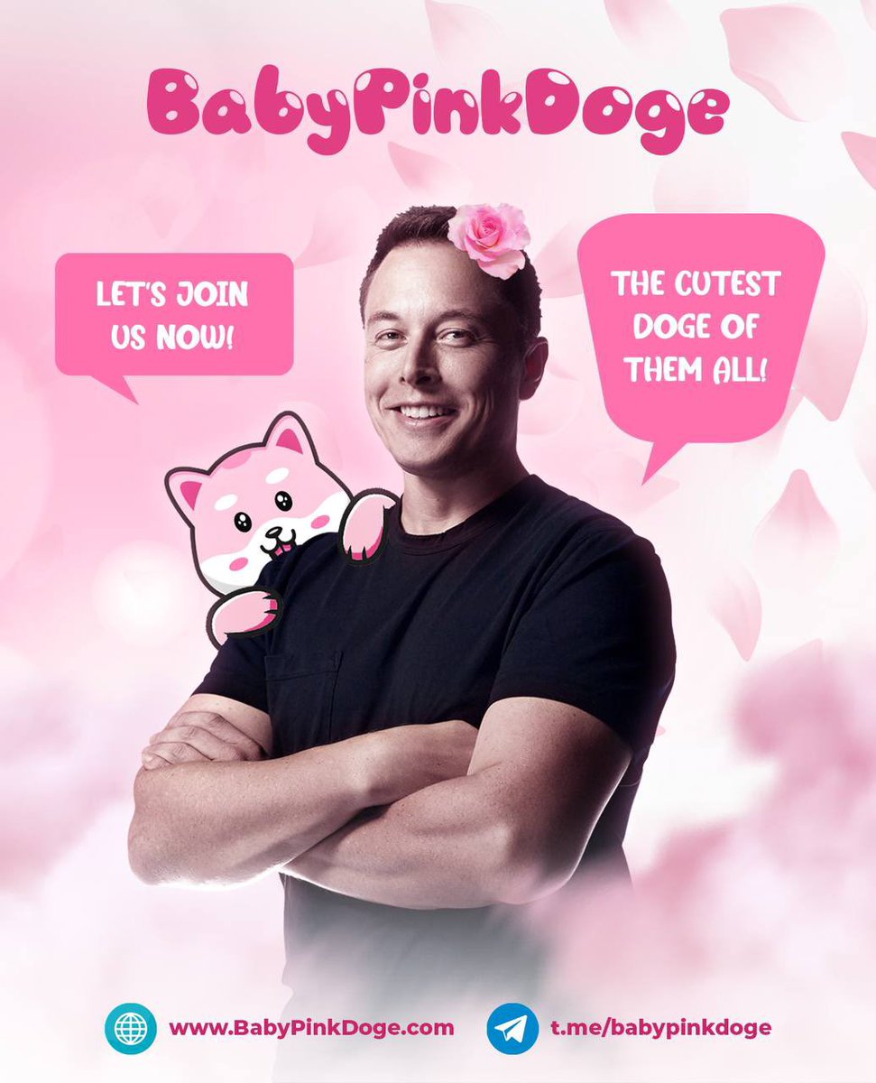 babypinkdoge's tweet photo. Hey guys do you know @elonmusk Loves pink #ElonMusk #Elon #Crypto #dogecoin #Cryptocurency #cryptocurrency https://t.co/1sCsWuT8tB