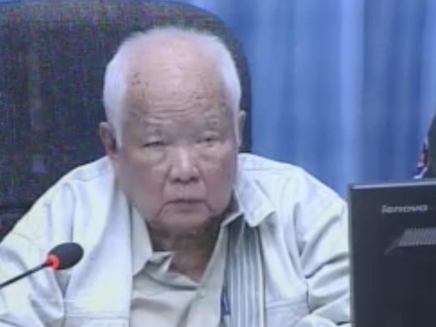 KRT_Monitor's tweet photo. Final statement (from monitor notes) of #KhieuSamphan on appeal at the #ECCC #KRT Supreme Court Chamber in #Case002_02 #Case002:

"Mr. President, ladies and gentlemen taking part in these hearings, Venerable Monks in all pagodas throughout the country, all compatriots..." (1/15) https://t.co/W2XSHjLtSH