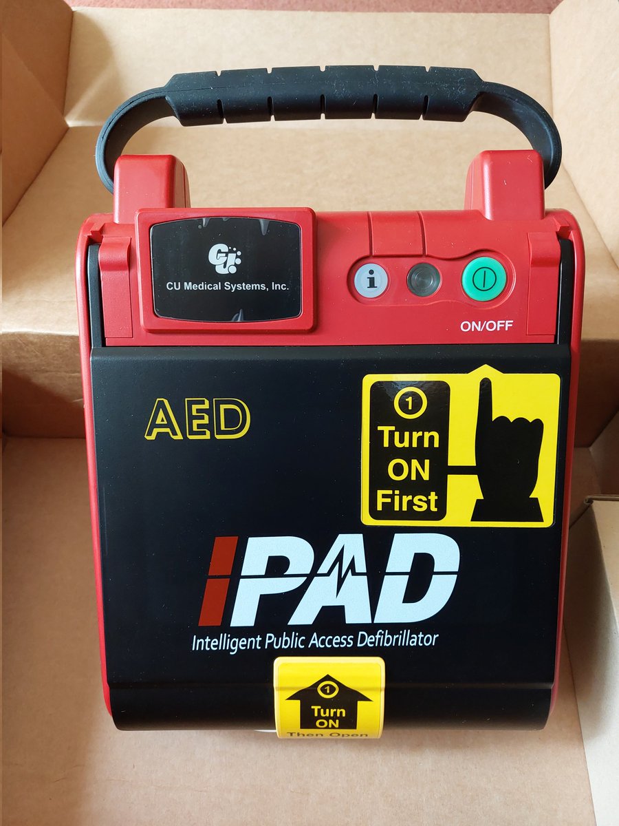 Postman Pat has delivered our new defibrillator awarded to us by Grassroots and Mastercard . Thank you to everyone involved for recognising Walking football as part of the Grassrootsfamily - we all know a defib is an essential part of equipment for training and matchdays. 🏐🥅👍