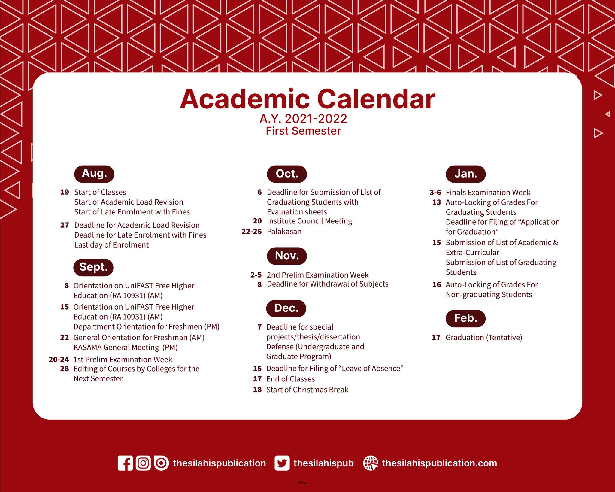 Msu Academic Calendar 2022 تويتر \ Silahis على تويتر: "Eyes Here, Iitians! Here Is The Msu-Iit's Set Academic  Calendar—Effective Immediately For The Academic Year 2021–2022. Buckle Up  For Another Roller Coaster Ride Of A Learning Experience!