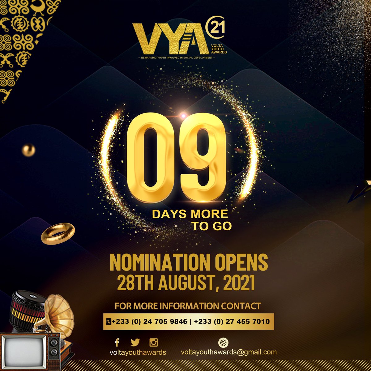 voltayouthaward's tweet photo. Just like the Eagle get your claws ready to fist on a prey in just a few more days to come.
#VYA21 #VYA #voltayouthawards #FmEntertainment #ElPromotions https://t.co/lDrhPt4gWw