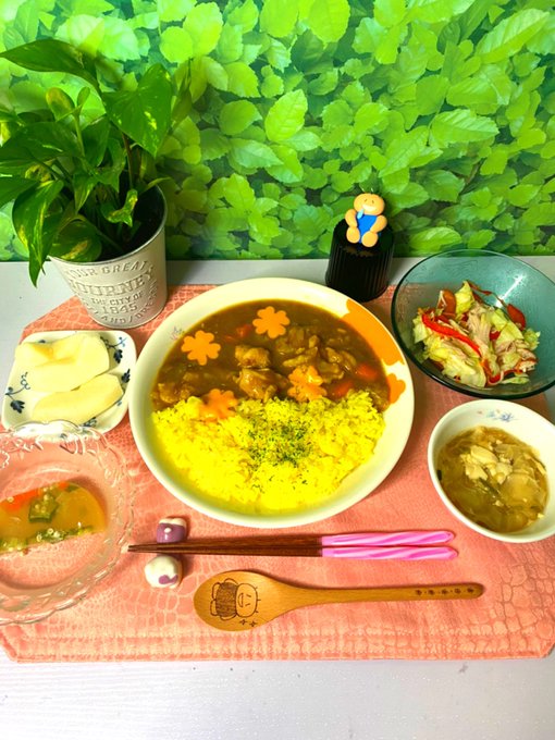 カレーライスのtwitterイラスト検索結果 古い順