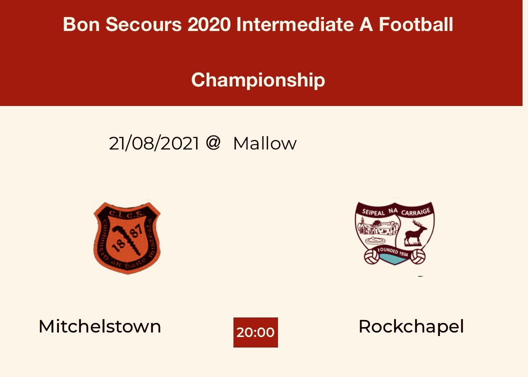 Sat will be a busy day for the <a href="/C103Cork/">C103</a> sports department with 4 live commentary games.
2:00 Cork 2020 LIHC Final <a href="/CastlemartyrGAA/">Castlemartyr GAA</a> V <a href="/russellrovers/">Russell Rovers GAA</a> 
2:30 All Irl MFC S/F Cork V Tyrone.
7:15 All Irl MHC Final Cork V Galway
8:00 Cork IAFC Final <a href="/GaaMitchelstown/">Mitchelstown Gaa</a> V <a href="/RockchapelGAA/">Rockchapel GAA club</a>