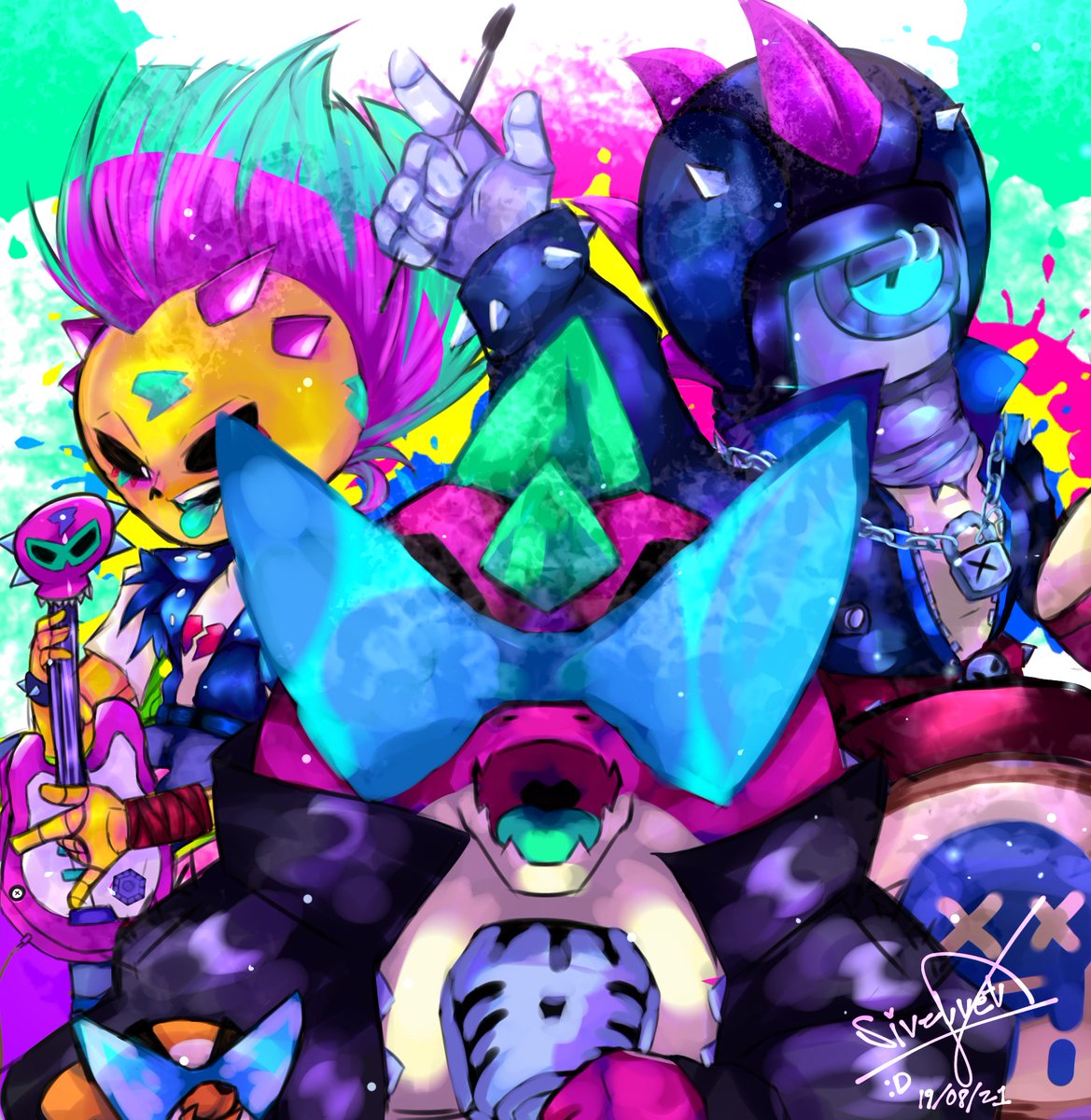 sivelvety's tweet photo. "The Bad Randoms🤘"
-
Time Taken:11Hours 38Minutes
Ibis Paint x
Using Only fingerss
-
-Voice actors-
B.B.B: @jthomasgordy 🤘🔥
Trash Poco: @DeepOrbitStudio 🤘🔥
Wicked Stu: @KaiSkrotzkiVA 🤘🔥
-
I Hope y'll like it :D 💕💙
#BadRandoms #BrawlStars #Fanart https://t.co/Z1xXS9PgF1