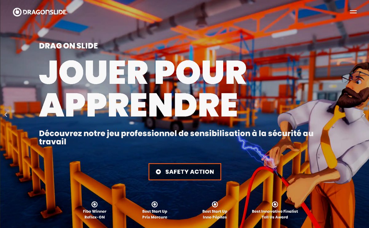 Nous avons mis à jour notre site Internet !
Nous vous invitons chaleureusement à venir le (re)découvrir : site.dragonslide.tech

N'hésitez pas à dire ce que vous en pensez🧐

#website #dos #dragonslide #seriousgame #seriouslyfunny
