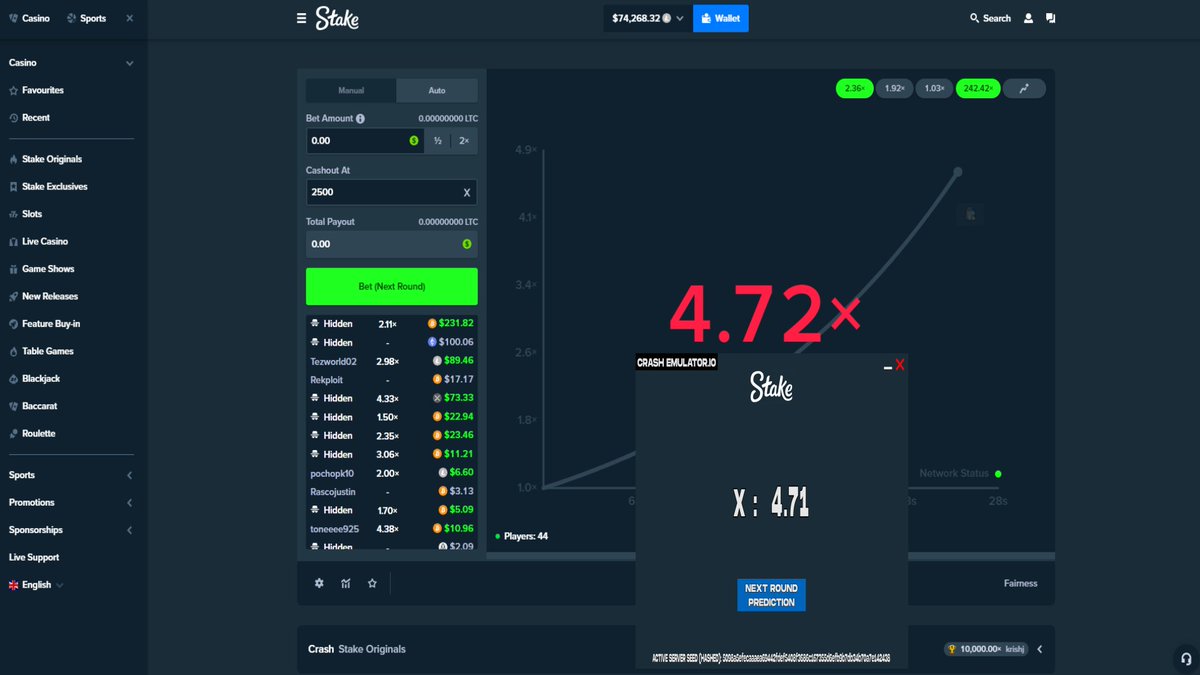 CrashEmulator.io on sale soon👀

Hooking a few people up with the free version who:

Like &amp; Retweet
Follow <a href="/MoneyMakerTalks/">MoneyTalks</a>