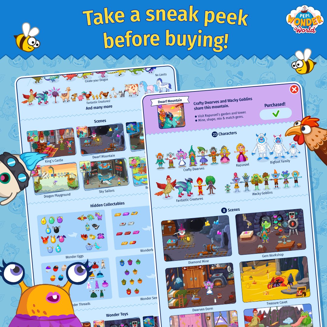 pepiplay's tweet photo. New shopping experience in the Pepi Wonder World 📢
Take a peak 👀 at the new shop and for the first time buy all islands with up to 35% discount.

Download Pepi Wonder World on:
Play Store - https://t.co/VLfv9ETkOV
App Store - https://t.co/htGHnW6B9q https://t.co/FWZYxXOGsX