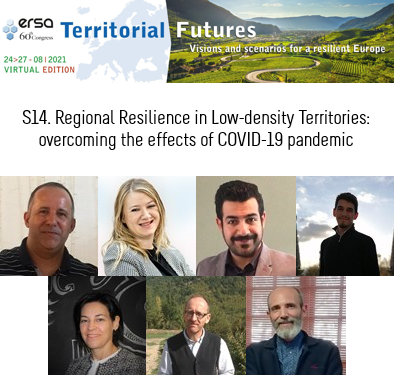 #ERSA2021
Follow on Aug. 24th the session S.14 session "Regional Resilience in Low-density Territories: overcoming the effects of #COVID19 pandemic
With A.Fuster, M.Gruber, <a href="/IbrahimShaheen_/">Ibrahim Shaheen</a>, 
<a href="/joao_mlalmeida/">João Almeida</a> 
Chair: Ana Daniel
Co-presenters: Raúl Lardiés-Bosque &amp; <a href="/AndreaMembretti/">andrea membretti</a>