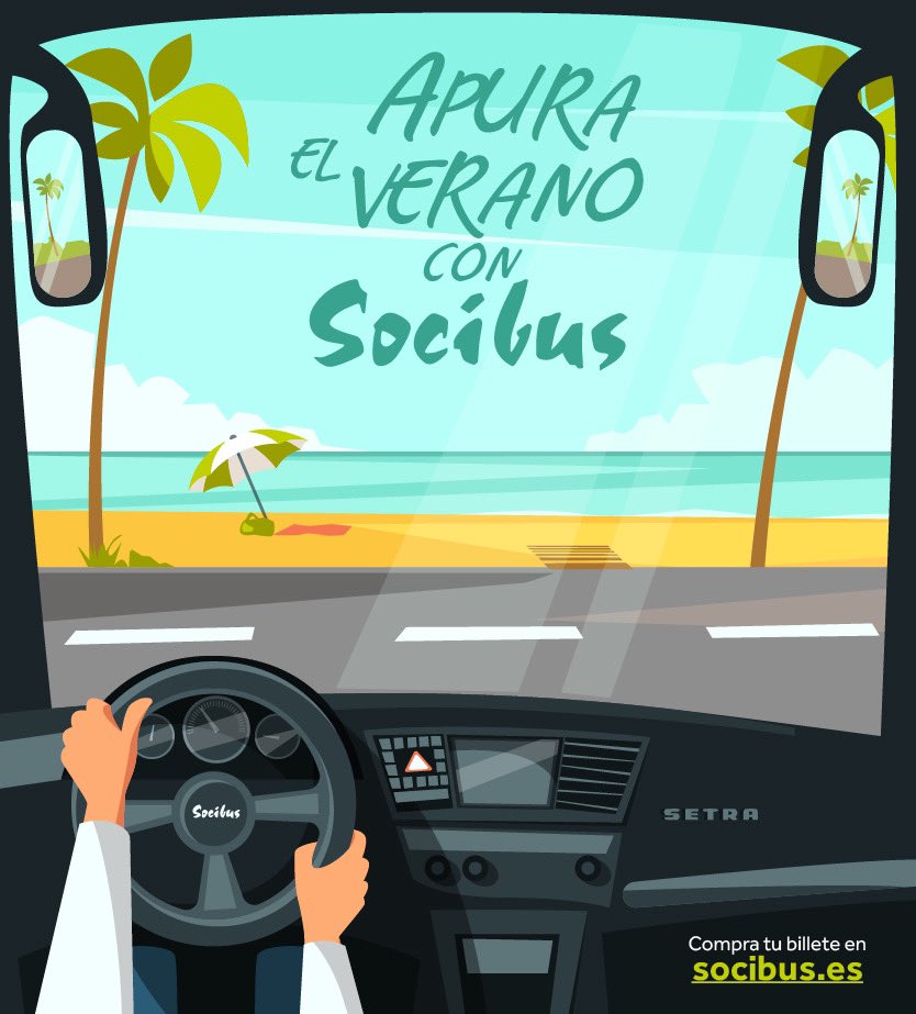 Socibus's tweet photo. ¿Cansado de ver lo mismo? 
Tienes más de 50 destinos a los que escaparte con #Socibus. Recupera la alegría de viajar. 
Tus billetes en ✅ https://t.co/rWCtILRHgK
#SocibusTelleva #SocibusPlus #Autocar #Madrid #Sevilla #Huelva #Cádiz #Córdoba #Bilbao #Málaga #Algeciras https://t.co/f2auF46ukL