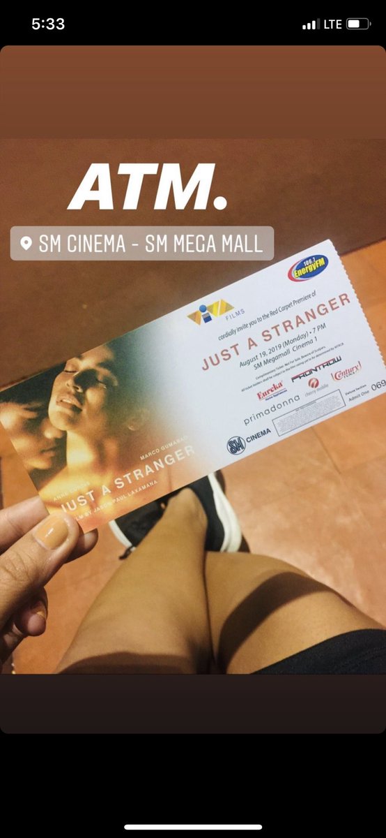 angela14joan's tweet photo. 2 years ago. 🖤 Kamusta na kayo Mae & Jekjek? @annecurtissmith @marcogumabao #JustAStranger https://t.co/BroQQptkLU