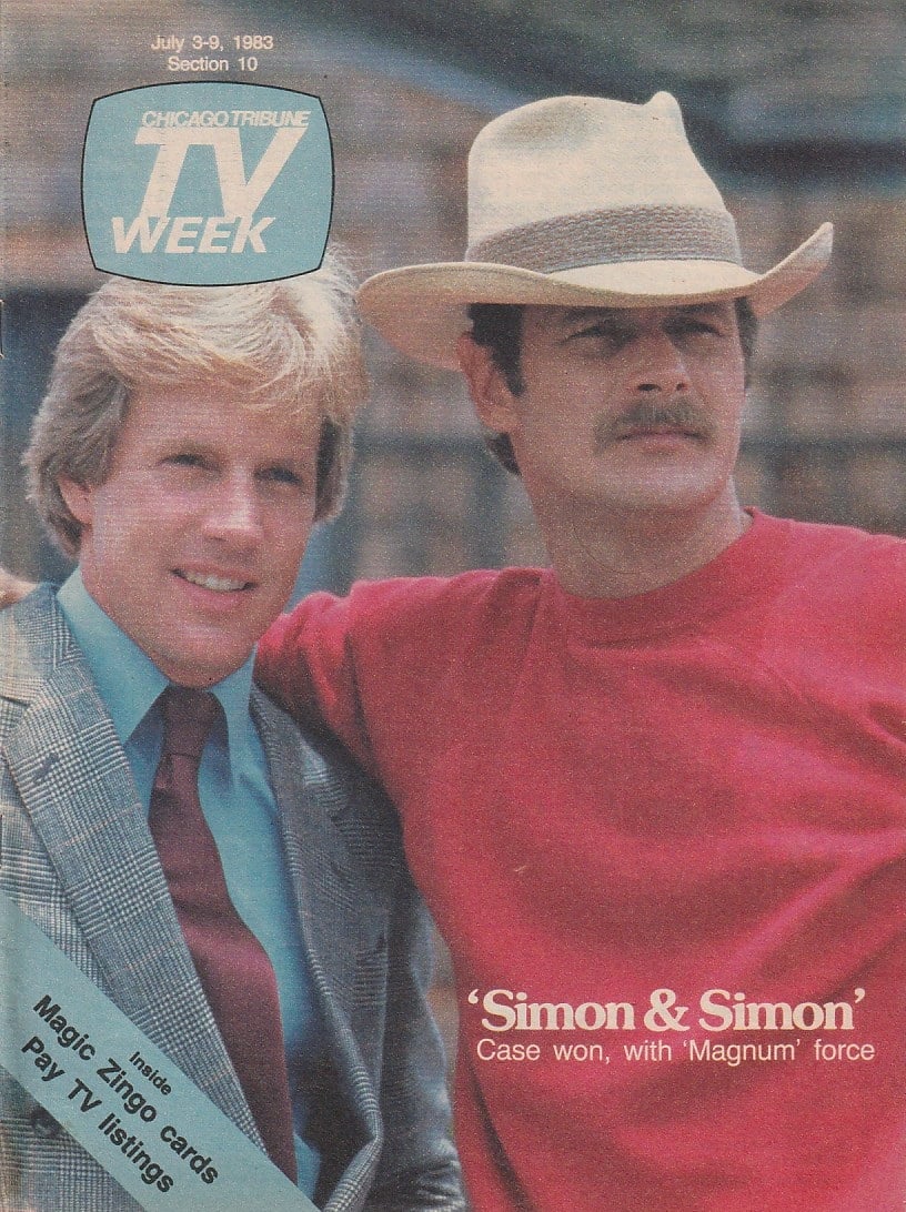 Happy Birthday to Gerald McRaney, born on this date in 1947
Chicago Tribune TV Week.  July 3-9, 1983 