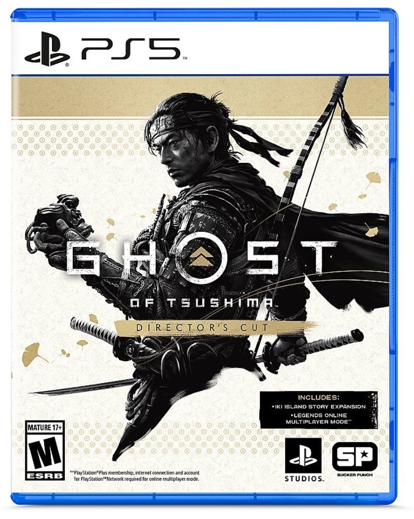 RT @PS5only: Ghost of Tsushima Director's Cut PS5 PlayStation Studios $69.99
Amazon https://t.co/zUgXQe6zQy #ad https://t.co/mBW44Bmb6s