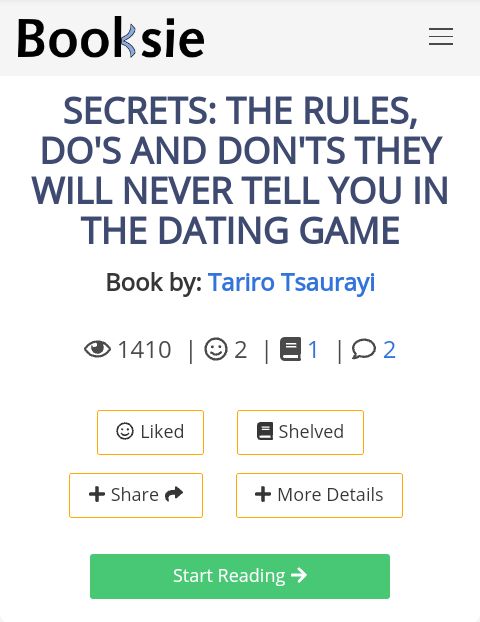 Tariromia's tweet photo. Thanks for the support, book currently sitting on 1.4 k readers. 1 silver &amp; 4 bronze. Offline copy readily available.
#Booksie
#WisdomWarehousePublishing https://t.co/ehdQGsWHSn