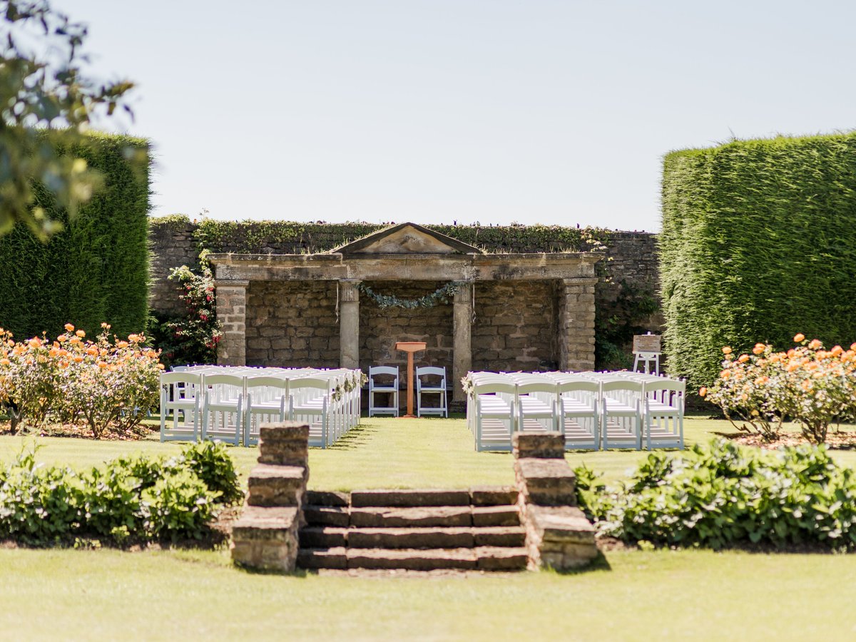 The sweetest setting for a summer-time #wedding? We think so! Captured perfectly by <a href="/terripashley/">Terri Pashley</a>. 🌿🌼🌳

If you have a spare moment today, why not take a browse of our oh-so beautiful spaces for a Civil wedding ceremony. They're all pretty special: bit.ly/3u4pI9P
