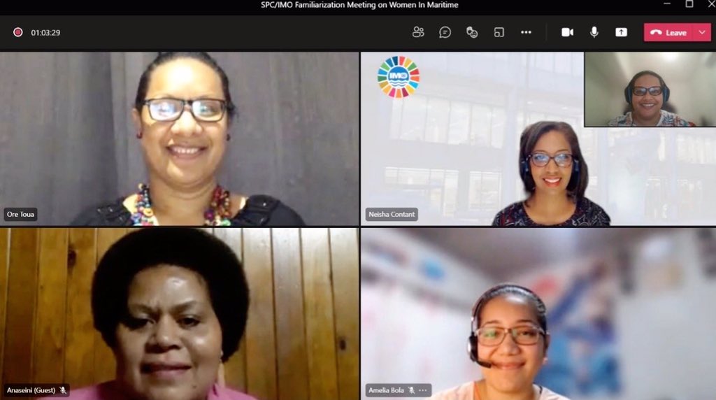 RT @spc_live: @spc_cps team pleased to have an introductory meeting with @IMOHQ Programme Officer for the Women in Maritime Programme Ms. Neisha Contant and collaborate on priorities for #Pacific #WomenInMaritime and invited @PacWima to be part of the co…