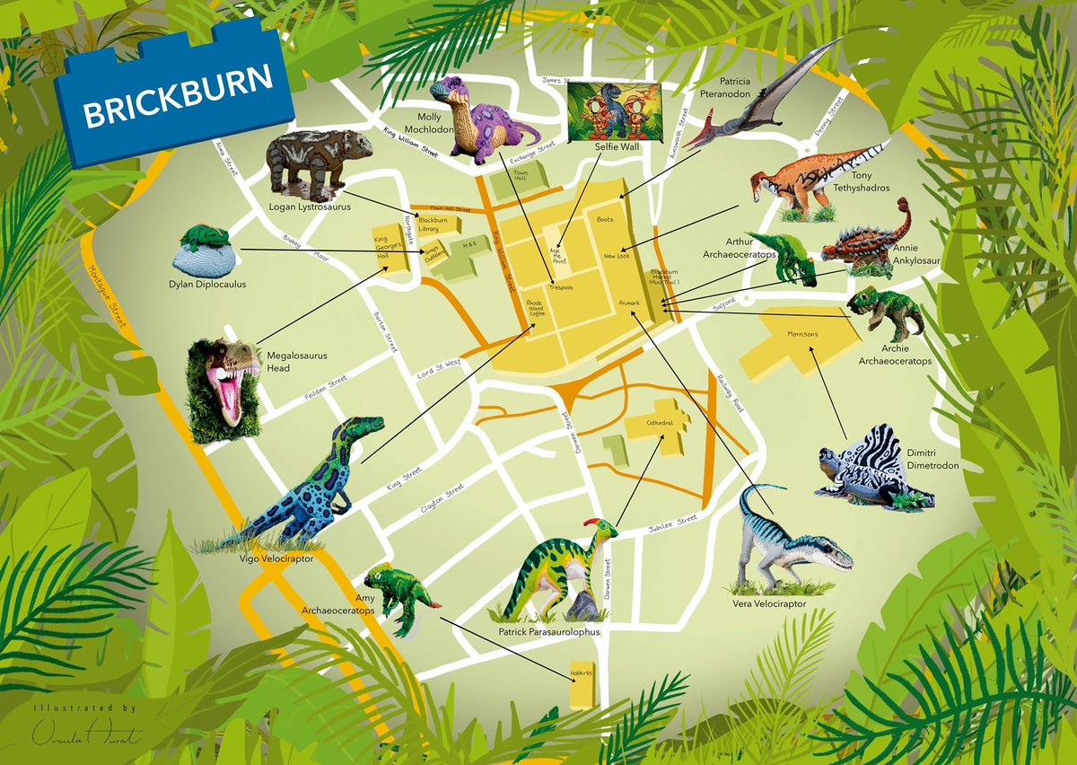 AD | Starting on August 20th, Blackburn town centre will be taken over by 15 dinosaurs made out of bricks!

Join in the trail to see all these amazing Dinosaurs and be in with the chance to win a prize too. 

buff.ly/3AU3Ss9

<a href="/ExperienceBbn/">Experience Blackburn</a> #brickburn #brickosaurs